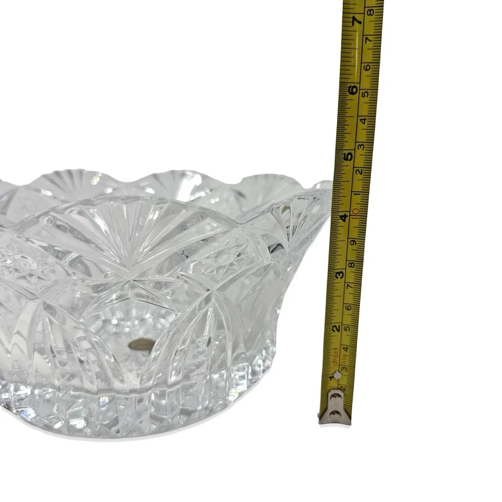 Cristal D’ Arques J.G. Durand Large Crystal Centerpiece Bowl New in Box